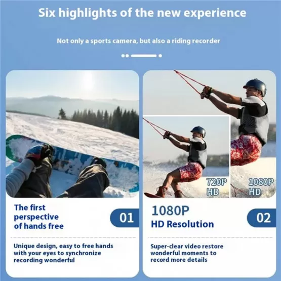 INF Y3 Thumb Action Camera Car Kit: Capture Every Adventure